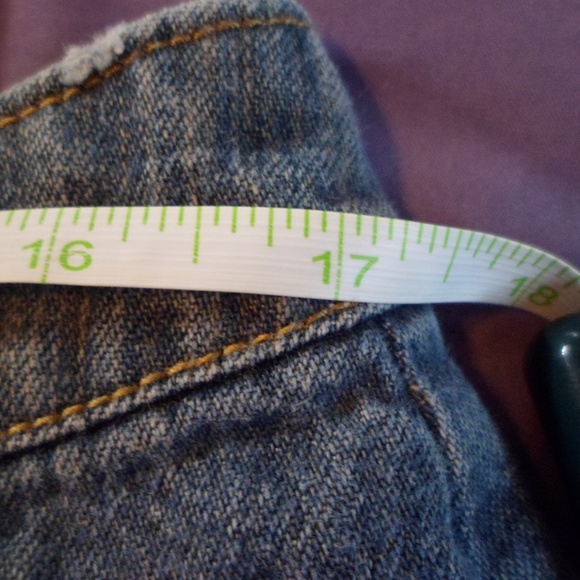 American Eagle Outfitters Denim Mini Skirt Sz 12 - Picture 4 of 6